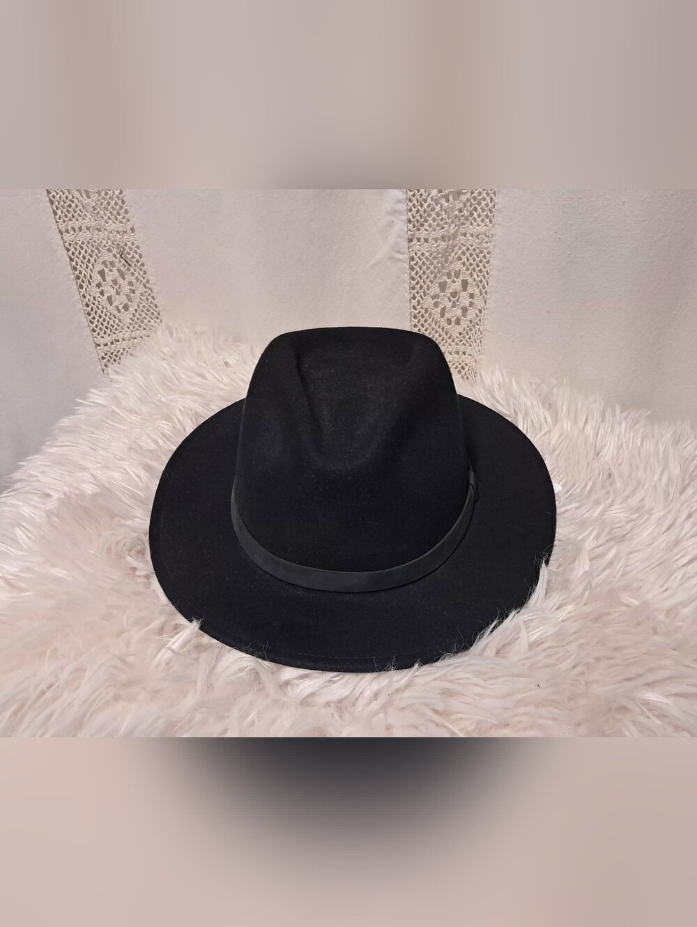 Brixton Messer Wool Felt Fedora Size L